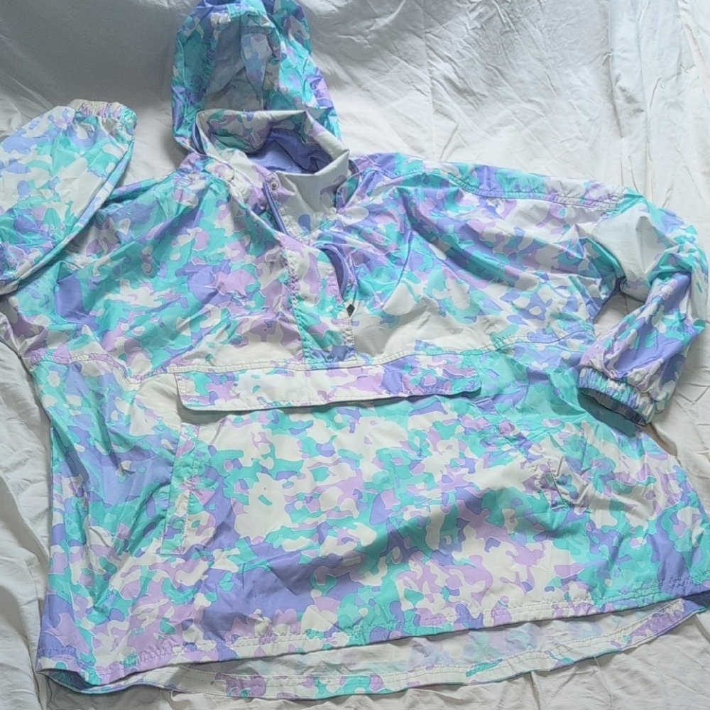 Colorful Camouflage Windbreaker Jacket